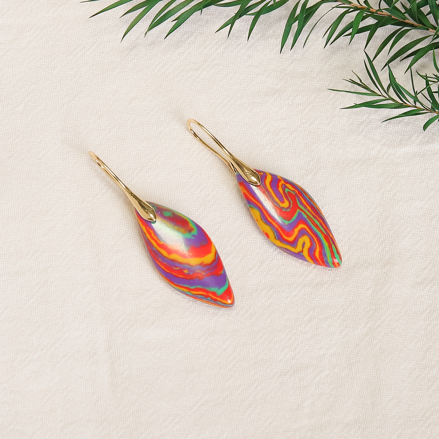 Women's Trendy Colorful Vibrant Dangle Earrings